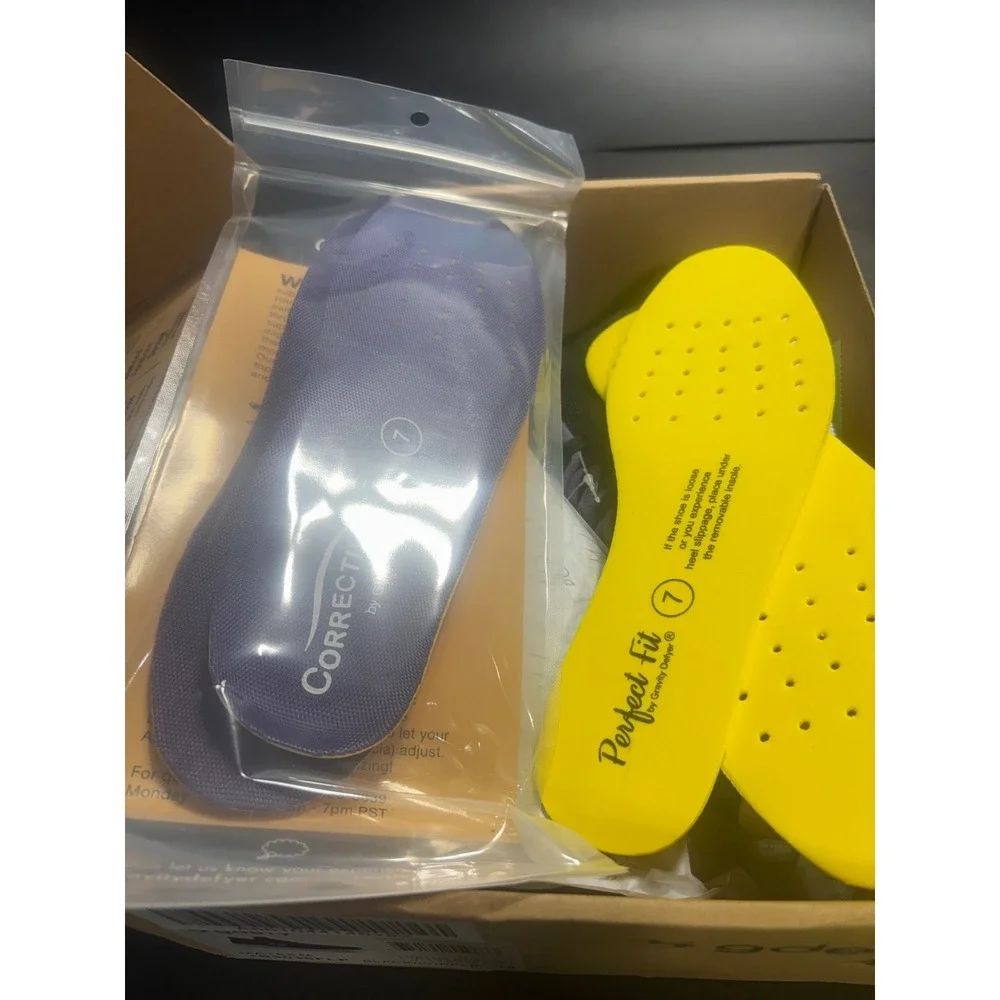 Gravity Defyer MATeeM Black‎ Purple VersoShock Walking Shoes TB9036FLP Women's 7